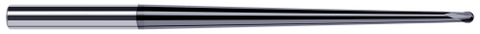 882885-C6 2 FL - 0.1250" (1/8) Cutter DIA x 0.1000" LOC x 0° 1.3080" Taper Reach  - AlTiN Nano Coated