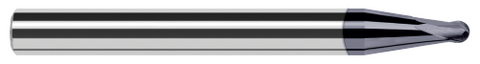 40031-C6 2 FL - 0.0310" (1/32) Cutter DIA x 0.0250" LOC x 7° 0.6620" Taper Reach  - AlTiN Nano Coated