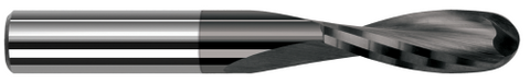 71362-C4 2 FL - 0.0625" (1/16) Cutter DIA x 0.3120" (5/16) LOC  - Amorphous Diamond Coated