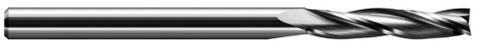 992412 3 FL - 0.1875" (3/16) Cutter DIA x 1.5000" (1-1/2) LOC  - Uncoated