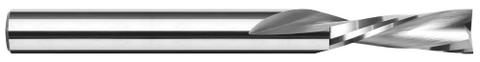 827462 2 FL - 0.0620" (1/16) Cutter DIA x 0.2500" (1/4) LOC  - Uncoated