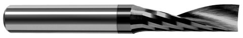 52512-C4 1 FL - 0.1875" (3/16) Cutter DIA x 1.0000" (1) LOC  - Amorphous Diamond Coated