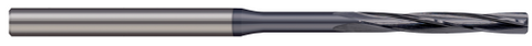 RRH0250-C3 0.0250" Reamer DIA x 0.1870" (3/16) Margin Length - 4 FL - AlTiN Coated