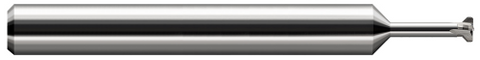 985707 0.1020" Cutter DIA x 0.0250" Width (TSC) x 0.2810" (9/32) Neck Length - 4 FL - Uncoated