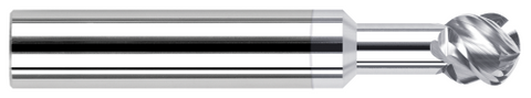 984014-C3 0.2187" (7/32) Cutter DIA x 0.3120" (5/16) Neck Length x 300° Wrap Angle - 4 FL - AlTiN Coated