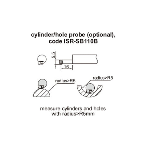 Insize ISR-SB110B CYLINDER/HOLE PROBE