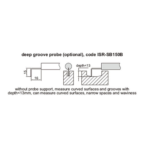 Insize ISR-SB150B DEEP GROOVE PROBE