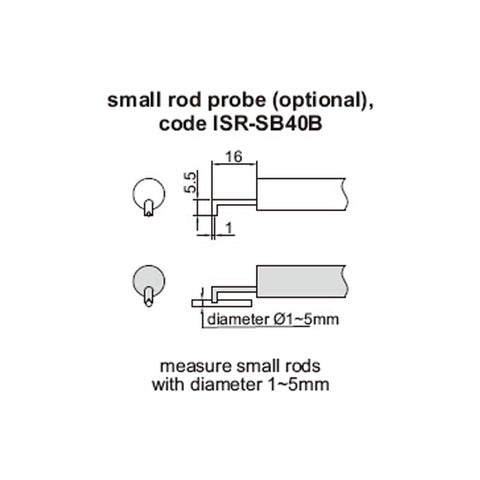 Insize ISR-SB40B SMALL ROD PROBE