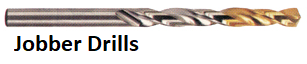 YG D1GP138198 #59 x 11/16 x 1-5/8 (10pcs) HSS(M2) JOBBERS LENGTH STRAIGHT SHANK GOLD-P DRILLS