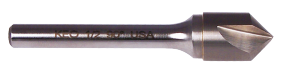 55766-TiALN KEO 3/4 x 90° Three Flute Carbide Countersink