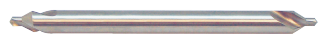 23030-TiN #3x3 KEO HSS RH 60Ã‚Â° Long Series Center Drill (Combined Drill/Countersink)