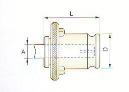 QCT24009 QCT 24, TAP SIZE 13/16, SHANK DIAMETER 0.6520,  SQUARE DIMENSION 0.489 TAP ADAPTOR BILZ#2