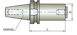 QK014 1 V40 1" SEMI-FLUSH MILL HOLDER