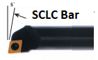 E08-SCLCR2 1/2" Diameter x .625" Min Bore Carbide Boring Bar for CCMT21.5_ Inserts
