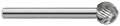 Garr 62032 SD-2D SD-2D DOUBLE CUT CARBIDE BURR