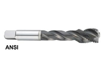 SI182 #4-48UNF 2B HSS-EX ANSI STI 40 DEGREE HELIX SPIRAL FLUTE TAP HARDSLICK COATED, BOTTOMING TAP / 1.5p-2.0p THREAD CHAMFER