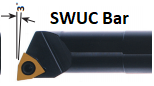 E05-SWUCR6 5/16" Diameter x .400" Min Bore Carbide Boring Bar for WCMT-0302 Inserts
