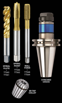 3/8-16 H3 Spiral Point Synchro CAT50 ER32 Tapping Kit.