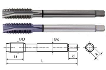 TCF766S 7/8-14, H6 HSS-PM COMBO MODI SPIRAL POINT TAP STEAM OXIDE FOR STAINLESS STEEL