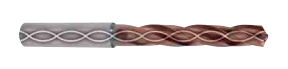 DGR493012F. YG3/16(4.763) x 6.0 x 28 x 66 CARBIDE DREAM DRILL HIGH FEED 3XD W/ COOLANT HOLE SLOT DIN 6537 (H-COATING)