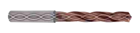 DGR495043. YG4.3 x 6 x 36 x 74 CARBIDE DREAM DRILL HIGH FEED 5XD W/ COOLANT HOLE SLOT DIN 6537 (H-COATING)