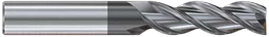JAH22040. YG4.0 x 6.0 x 11 x 55.0 ALU-POWER HPC 3 FLUTES 37 DEGREE HELIX END MILL