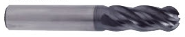GMG55050. YG5 x 6 x 13 x 57 V7 PLUS 4FL MULTIPLE HELIX REGULAR BALL END MILL