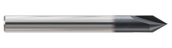 E5I52024. YG0 x 3/8 x .325 x 2-1/2(60?) YGBASIX 2 Flutes  0deg. Helix Chamfer Mill(60?)