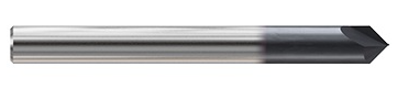 E5I53016. YG0 x 1/4 x .125 x 2-1/2(90?) YGBASIX 2 Flutes  0deg. Helix Chamfer Mill(90?)