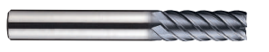 GMG16918 25(R3) x 25 x 44 x 104 V7 PLUS 6FL 45 DEGREE HELIX LONG CORNER RADIUS END MILL