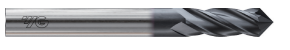 YG G9I34032N 1/2"x4FL 90DEG Included Carbide ALTIN Coated Drill Mill
