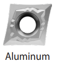 CCGT3251AL YG10 / CCGT09T304-AL YG10 TURNING POSITIVE INSERT