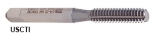 THR01404 1/4-20UNC GH4 63.5L HSS PLUG STYLE TICN COATED FORMING TAP