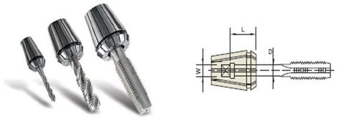 20TC3622 RD 20TC-1/2, M10 TAP ER COLLET - INCH TYPE FOR STANDARD TAP