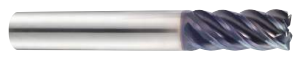 GMG31250 25(R1) x 25 x 54 x 121 TiTANOX-POWER 5FL MULTIPLE HELIX LONG CORNER RADIUS FLAT END MILL