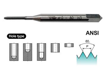 ZF142 #3(2.5146)-56 H2 46.0OAL HSS-E MODI FLUTELESS TAP - MINIATURE ROLL TAP