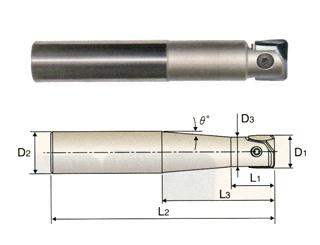 ZRS1040 5/8 x 19/32 x 5/8 x 2 x 5-1/8 - I-XMILL REGULAR STRAIGHT NECK CORNER RADIUS HOLDER,