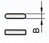 ZZ047 KEY FOR STUB 1-1/4 KEY FOR STUB 1-1/4
