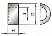 ZZ048  1/4 SPACER FOR STUB 1-1/4