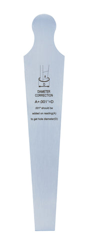 TAPER GAGE, 1/32,5/8" , graduation 1/64"