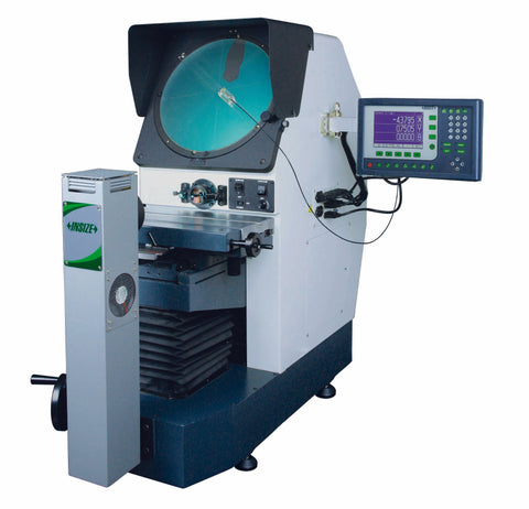 HORIZONTAL PROFILE PROJECTOR, 12" DIA, with edge detector