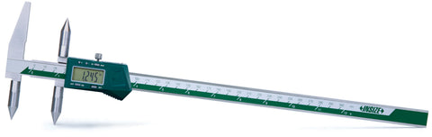 ELECTRONIC CENTERLINE/EDGE TO CENTER CALIPER, upper jaw .2-12" /5-300mm, lower jaw .4-12"/10-300mm