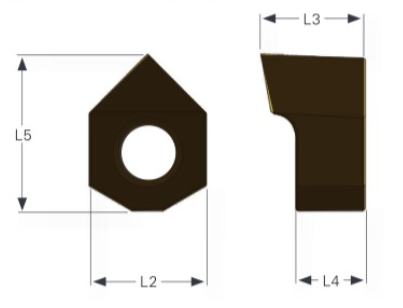 Dumont CNC 99607 IN-SQ-37/50 SQUARE INSERT