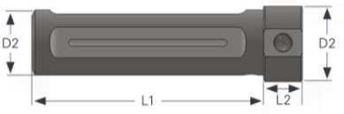 Dumont CNC 99909 TH-1/8-32 MINITOOL INSERT HOLDER 32MM SHANK