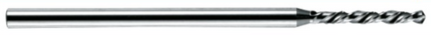 Gmauvais 6100029R .29 MM 2 FLUTE 120 - DRILL 7 x d - CARBIDE