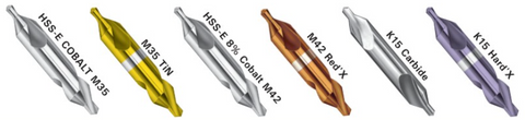Magafor 888105H0100 # 1 60? Hard'X CARBIDE Plain Type Center Drills