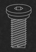 Mitee Bite Minimum order of 4 Machining screw for Mach. Fixt. Clamp 50516