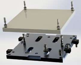 Mitee Bite  Quick Change Receiver includes (4) 1/2-13 Loc-Down clamps