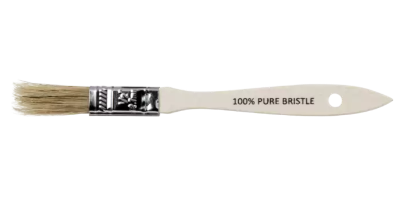 1" Chip Brush, White Bristle - 1-1/2" Trim, Wood Handle