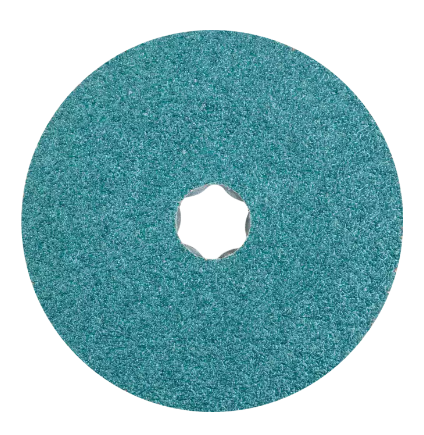COMBICLICK Fiber Disc, 5" Dia. - Zirconia Alumina Z, 24 Grit
